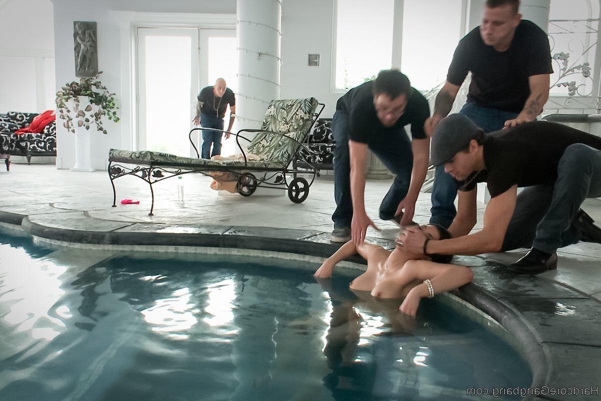 24P Aleska Nicole gets gangbanged by group of kinky guys