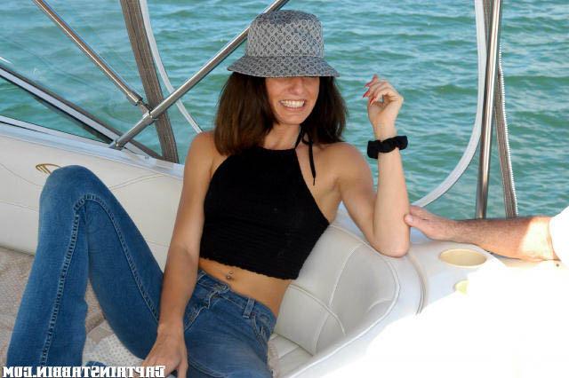 12P Hot brunette chick is anal virgin until she meets captain stabbin