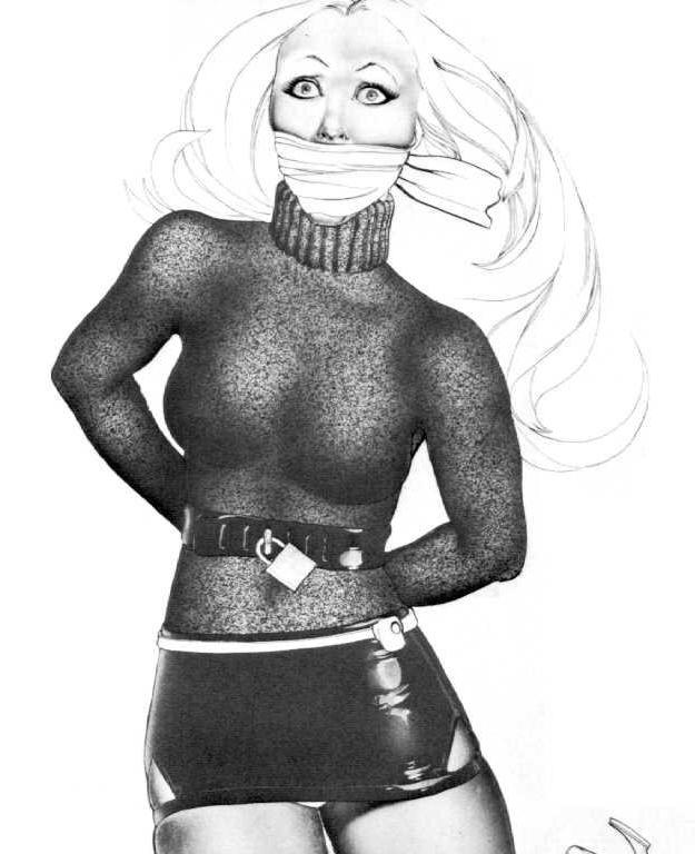 15P vintage bondage and sexual fetish rope artwork