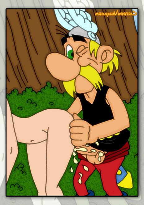 12P Virgin Falbala grab Obelix after gets her ass fucked