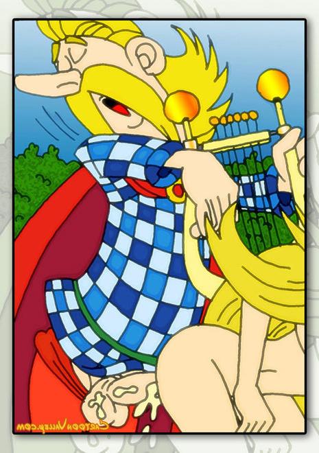 12P Virgin Falbala grab Obelix after gets her ass fucked