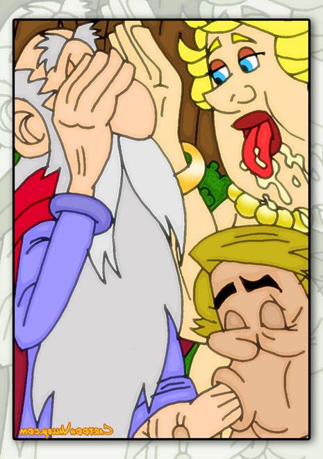 12P Virgin Falbala grab Obelix after gets her ass fucked
