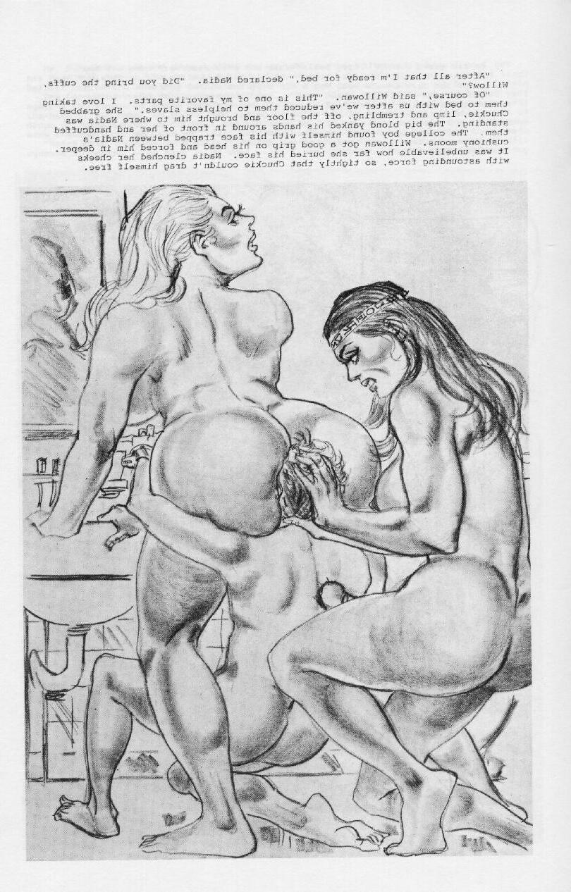 15P huge and evil women brutally torment helpless