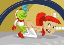12P Young redhead fuked by robots and aliens