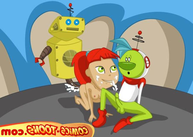12P Young redhead fuked by robots and aliens