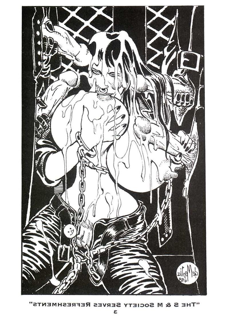 15P evil rope tied breast bondage artwork and sexual erotica