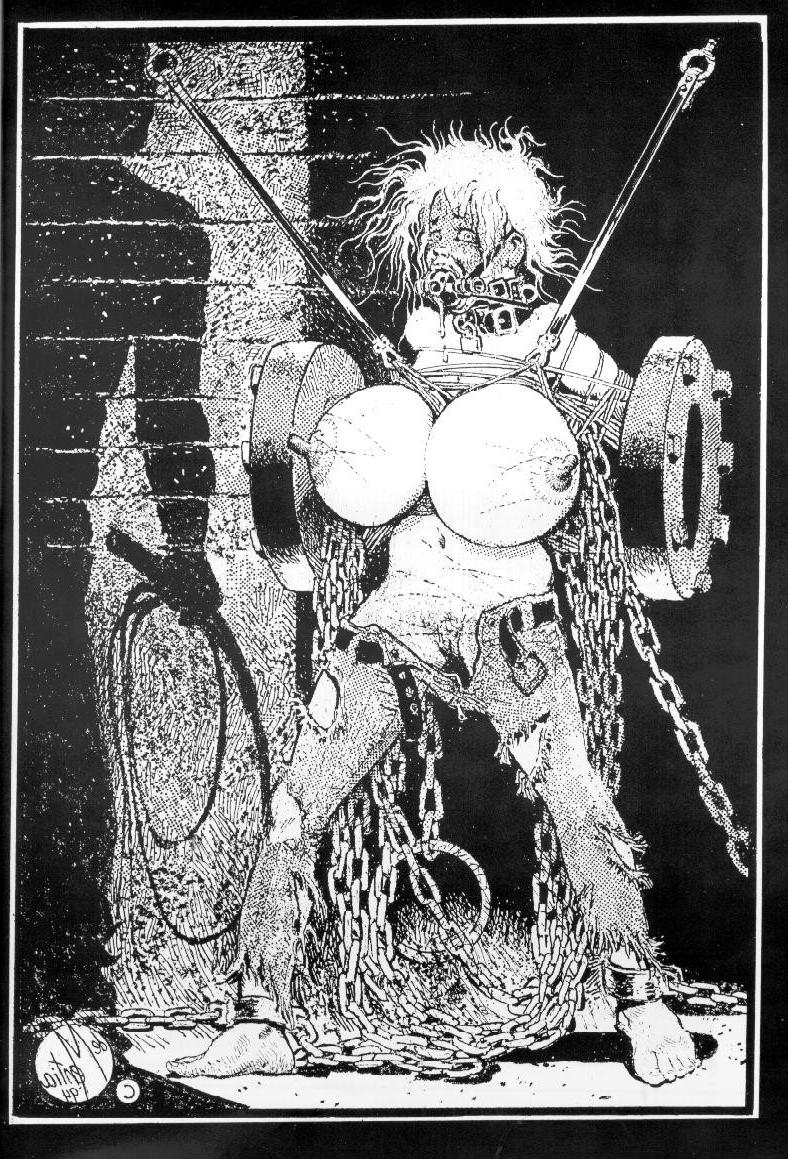 15P enormous rope tied breast fetishes and bizarre bondage artworks