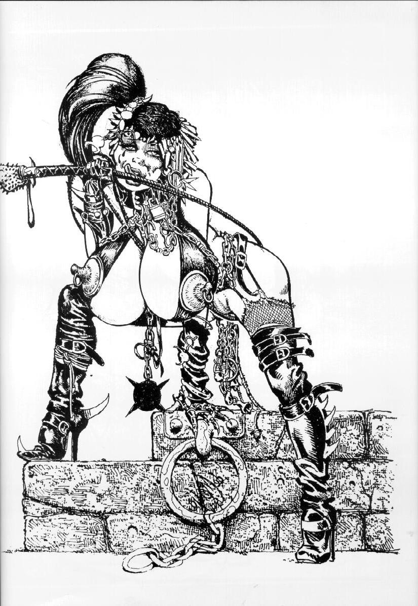 15P enormous rope tied breast fetishes and bizarre bondage artworks