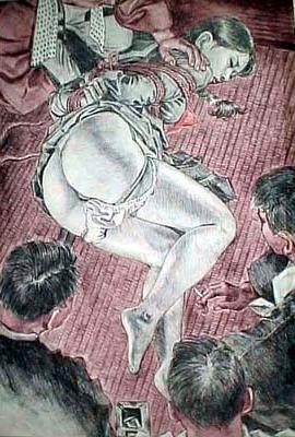 15P japanese rope bondage and sexual fetish artwork