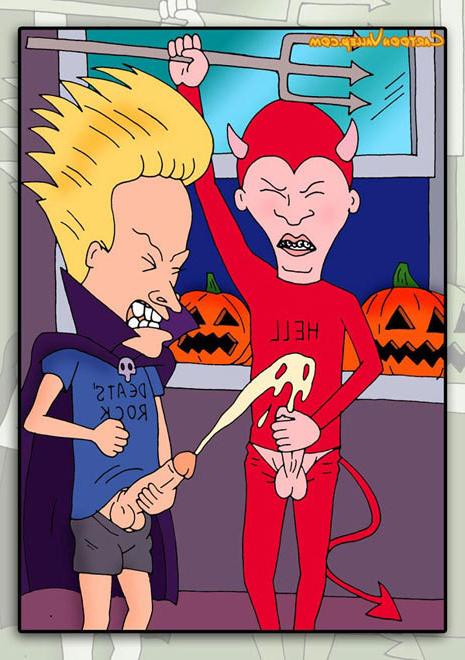 12P Daria riding Beavis untill getting railed in a shed