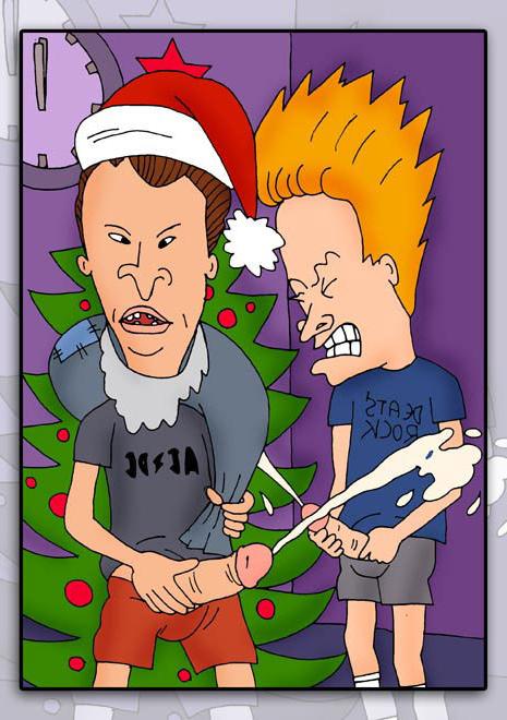 12P Daria riding Beavis untill getting railed in a shed