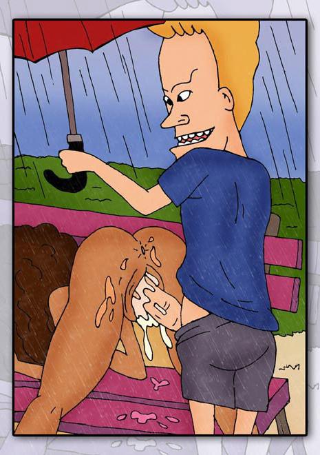 12P Daria riding Beavis untill getting railed in a shed