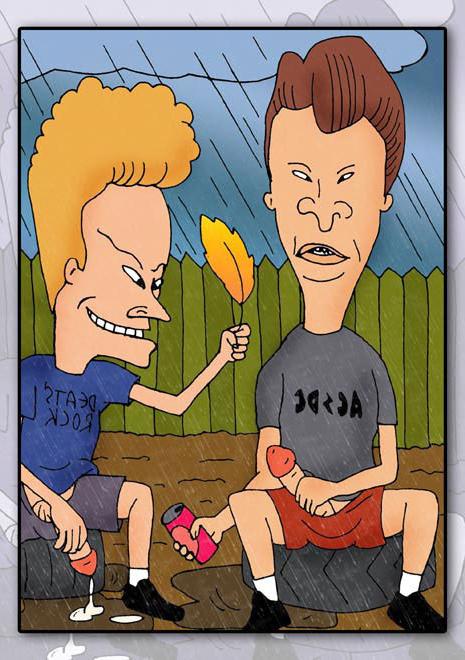 12P Daria riding Beavis untill getting railed in a shed