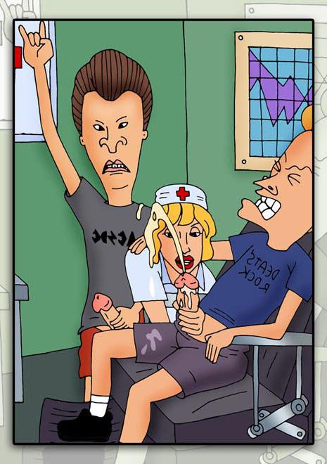 12P Daria riding Beavis untill getting railed in a shed