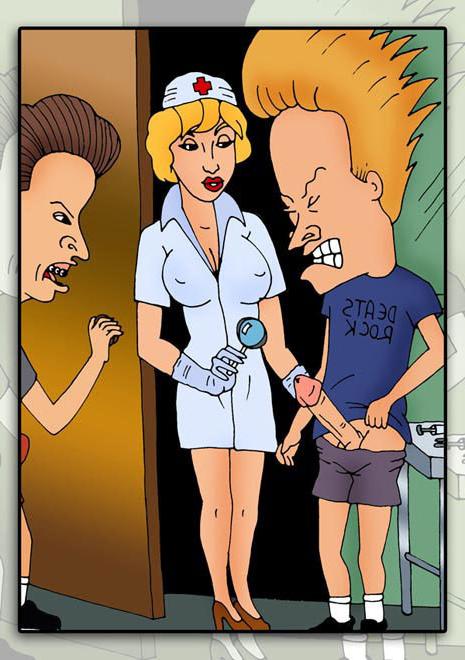 12P Daria riding Beavis untill getting railed in a shed