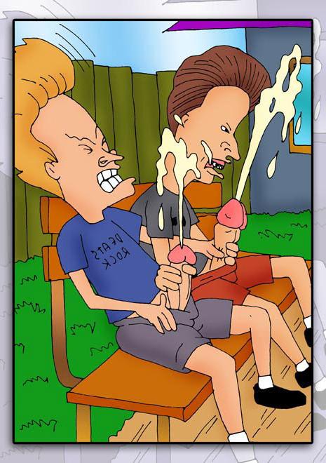 12P Daria riding Beavis untill getting railed in a shed