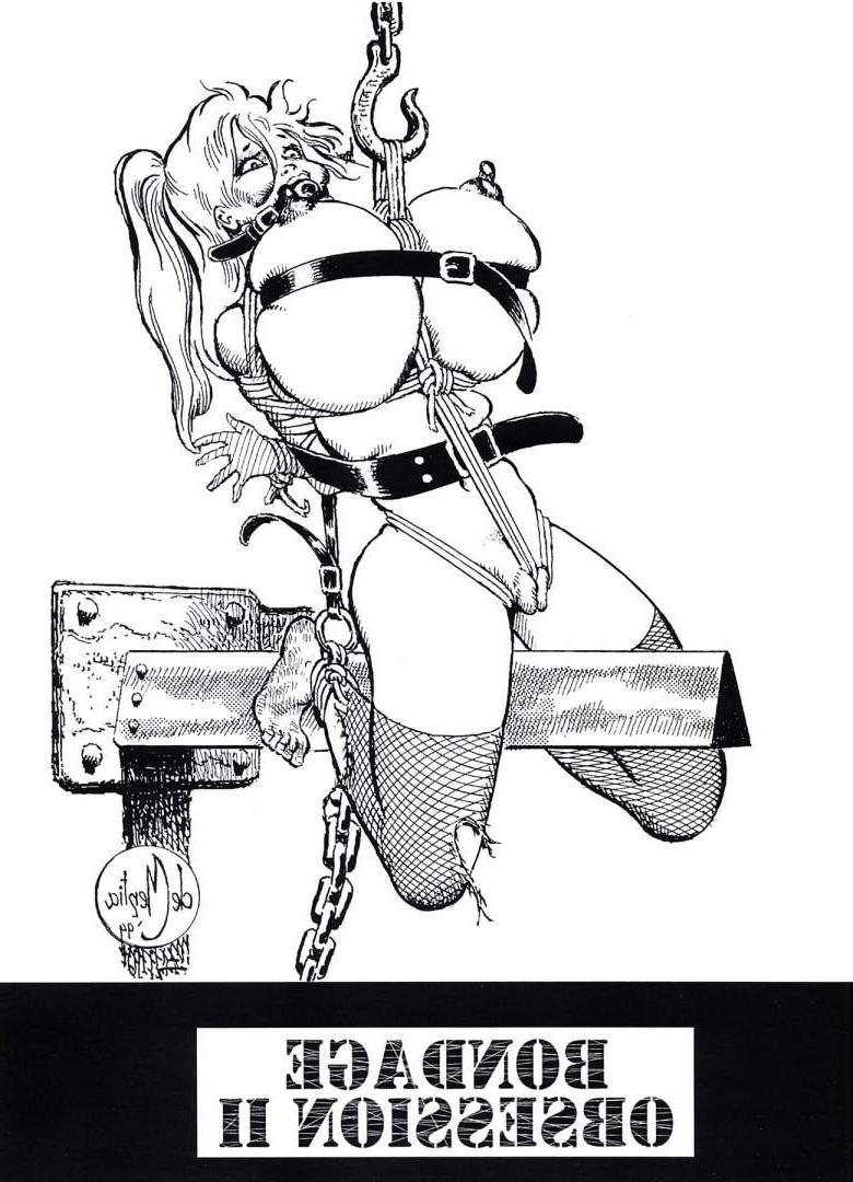 15P large round breasts rope tied for bondage sexual fetish artworks