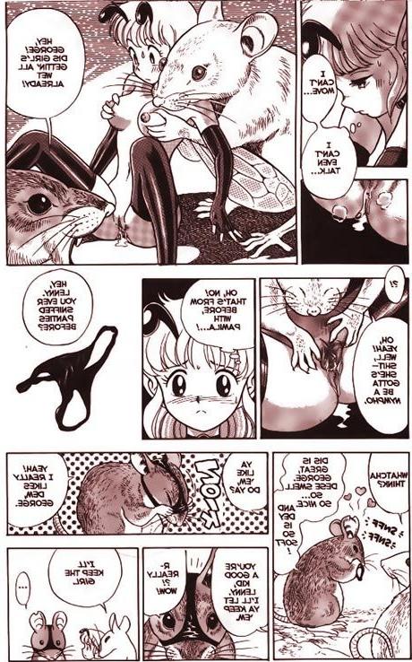 12P Hentai Teen choking on Hap then getting bombed rough