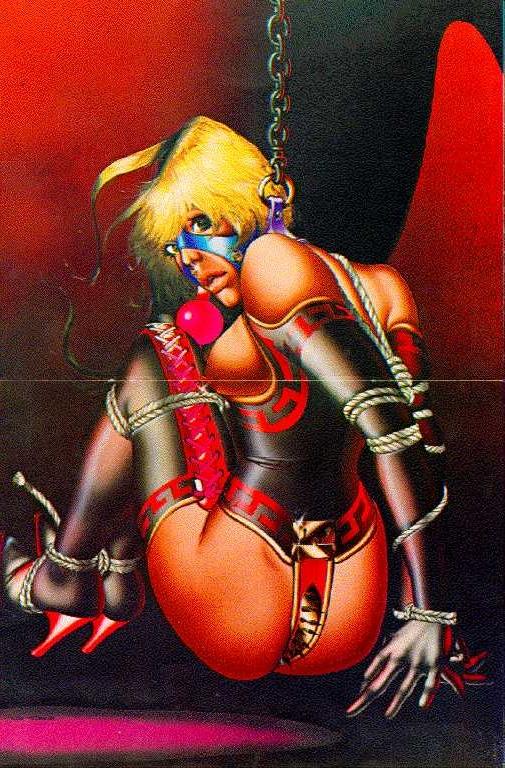 15P beautiful females in rope bondage bizarre and painful art