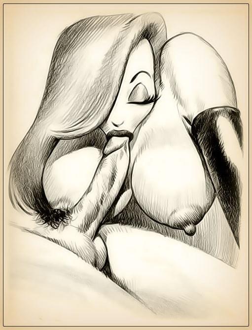 12P Jessica Rabbit riding on Woody with cum