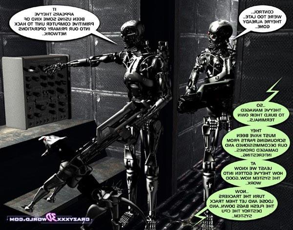 16P Fatty blonde in erotic fantastic story with robots