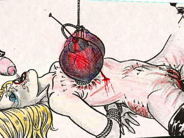 15P brutal sex art and forced evil bondage