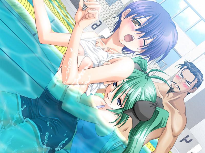 20P Fiesty young hentai teens in cute outfits fighting over a boy