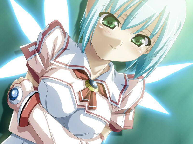 15P Beautiful little hentai virgin schoolgirl in a cute short skirt