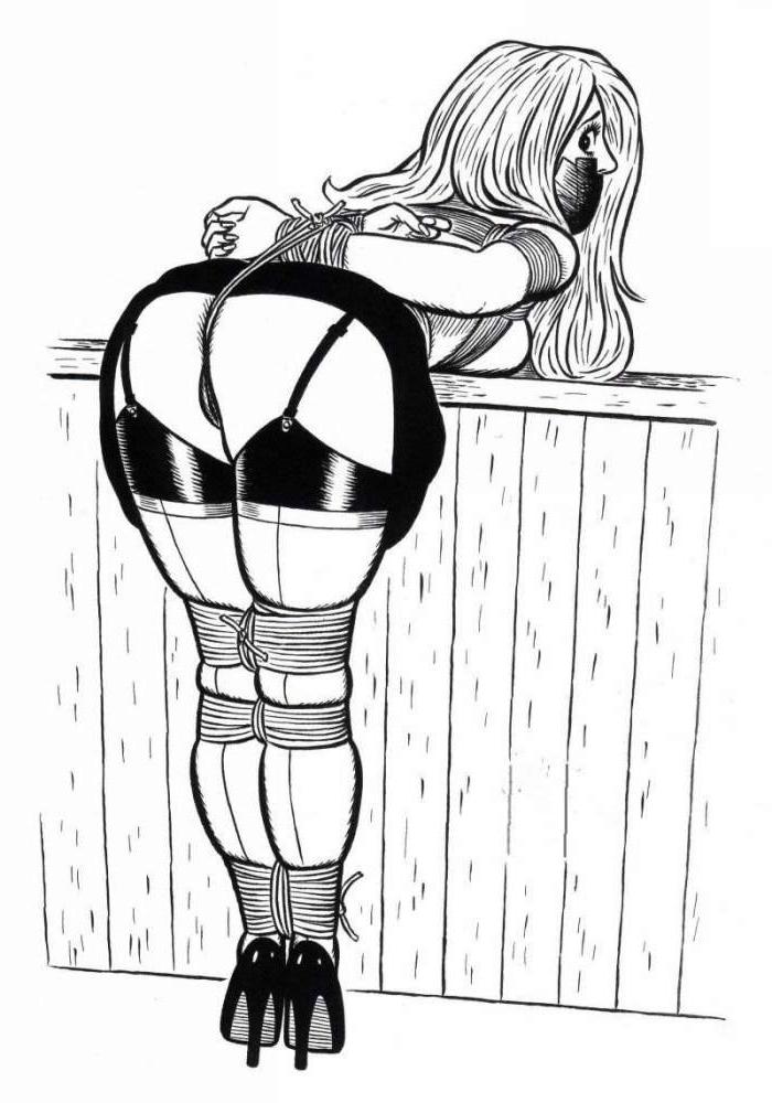 15P erotic rope bondage with huge breasts