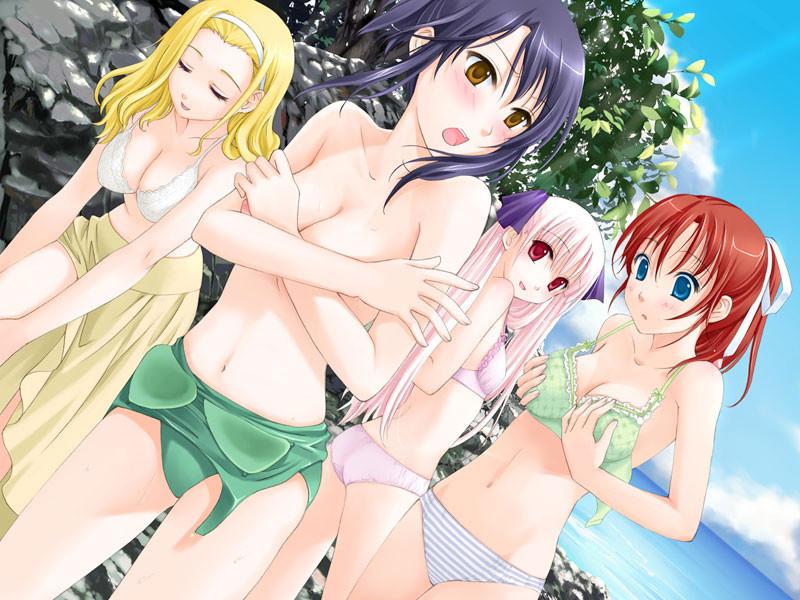 20P Young busty hentai girlfriends virgin summer teen love