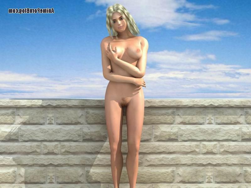 16P Beautiful virtual girl with perfect tits posing naked