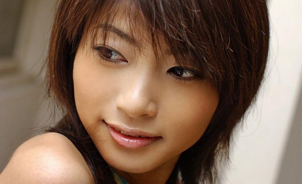 15P Rin Suzuka sweet asian teen shows her hairy pussy