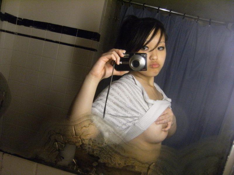 15P Cute homemade self shooting amateur Asian teen GF