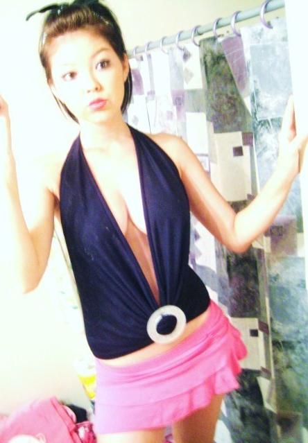 15P Real amateur asians showing off naked