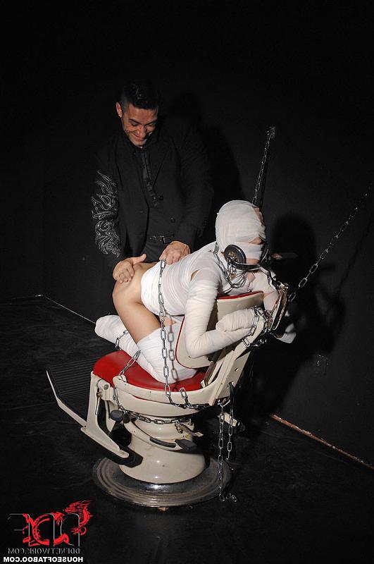 16P Leyla Black Girl Mummified, Fingered &amp;amp; Spanked