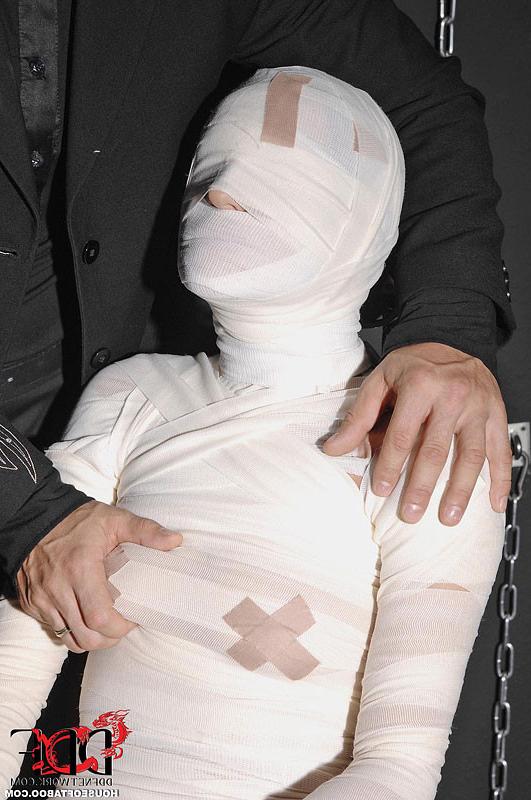 16P Leyla Black Girl Mummified, Fingered &amp;amp; Spanked