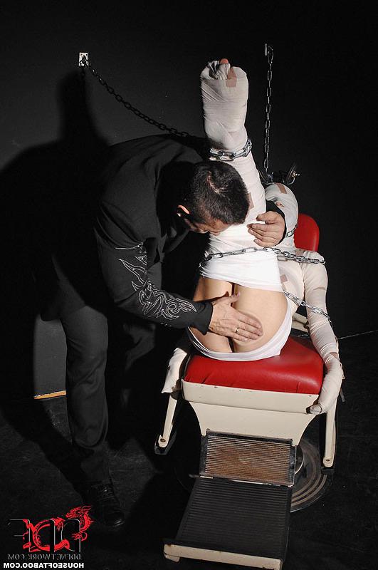 16P Leyla Black Girl Mummified, Fingered &amp;amp; Spanked