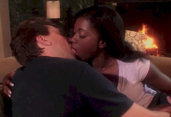 16P Big tit ebony babe in romantic fuck