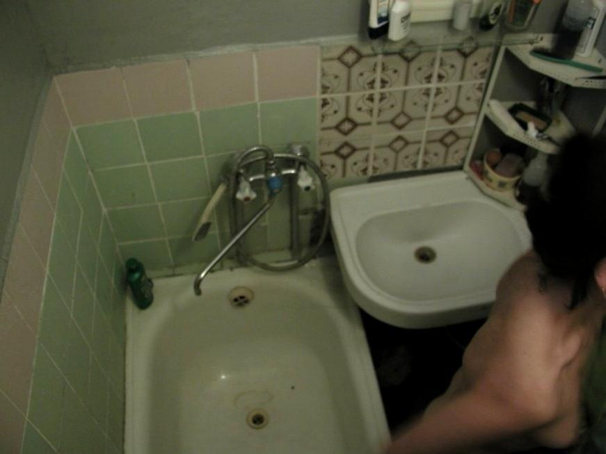 16P Unknowing sexy student filmed in the shower with a hidden camera