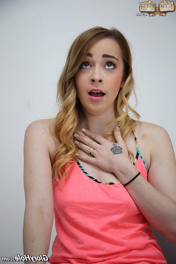 15P Hot teen Alexia Gold fucks a black cock through a gloryhole