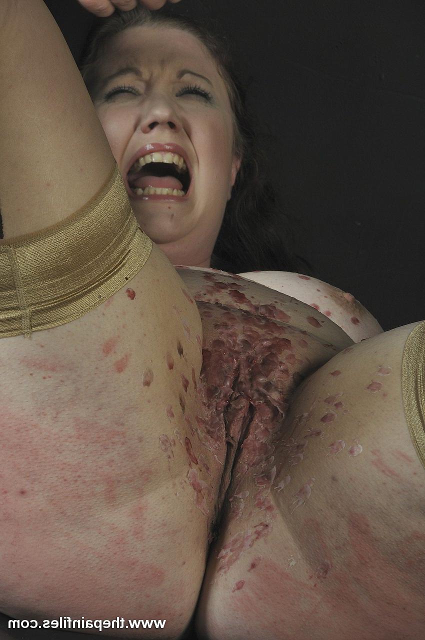 16P Amateur brunette subbie Rosie B gets her first taste of the stin