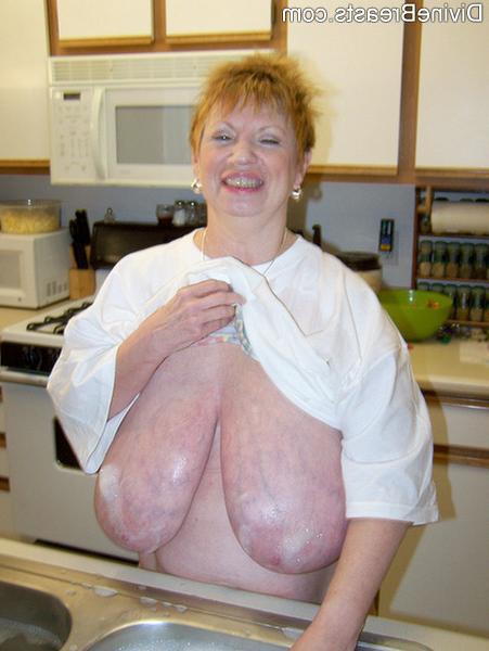 15P Grandma with Huge Saggy Boobs