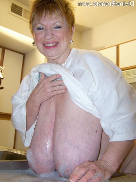15P Grandma with Huge Saggy Boobs
