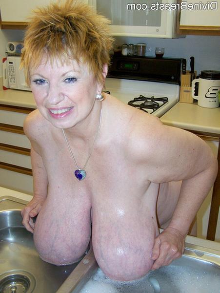 15P Grandma with Huge Saggy Boobs