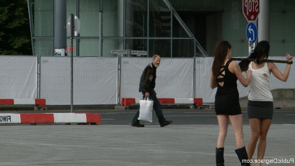 24P Super Hot Euro Babe Disgraced in the Streets