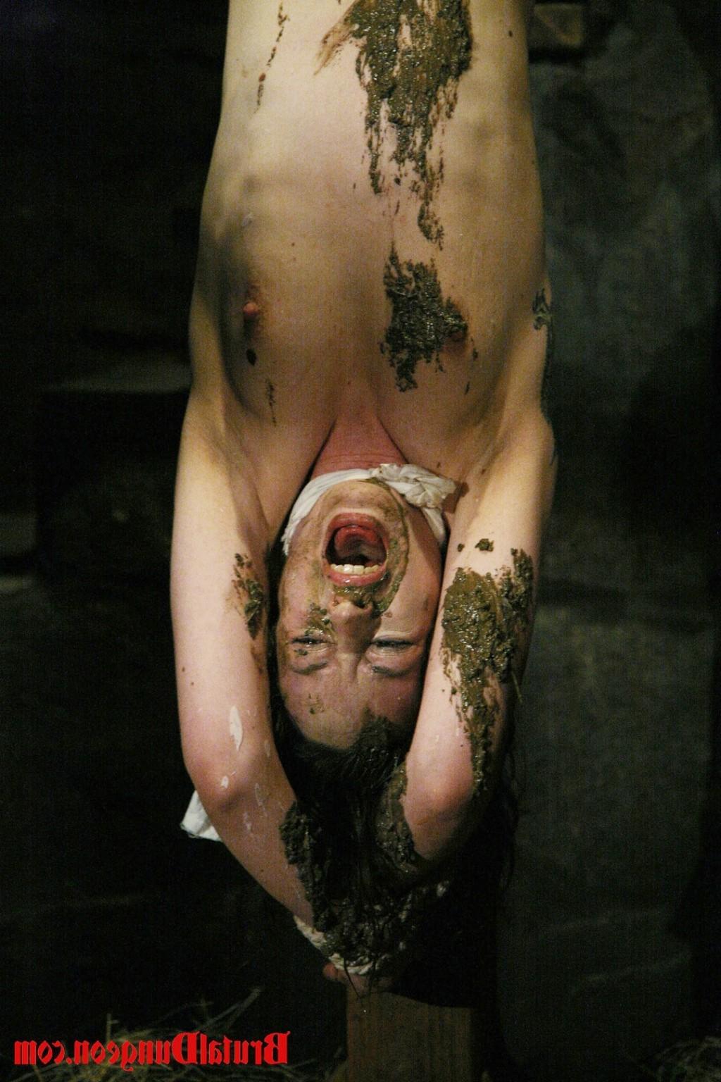 15P Slim brunette and sexy witch Mathilda was arrested for witchcraf