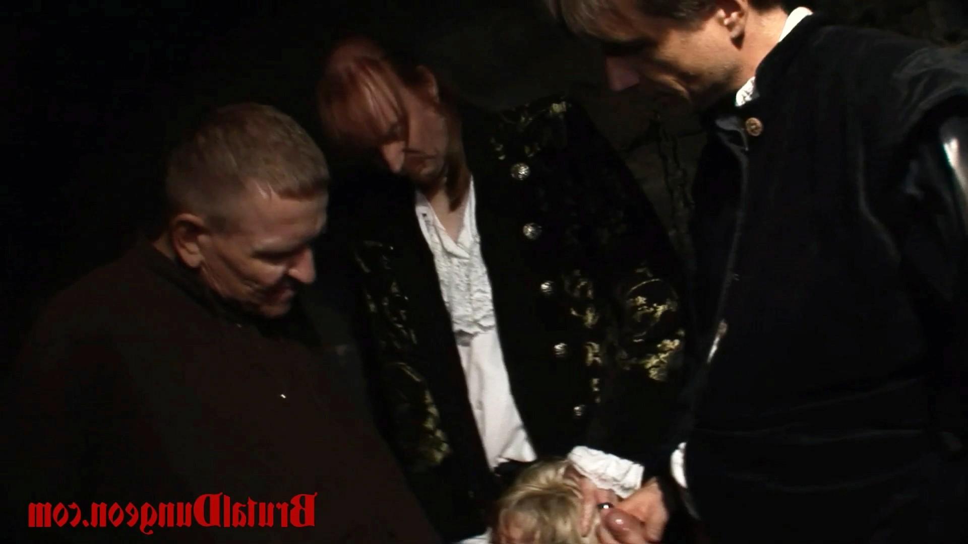 15P In our dungeon a young blonde wench is left begging for her chan