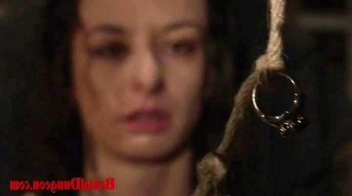 15P Pretty brunette Mathilda picked the wrong home to invade and ste