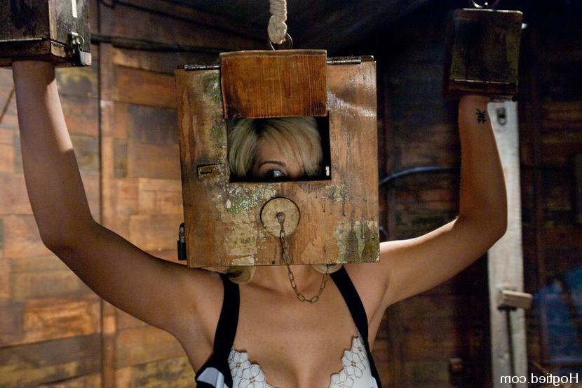 15P Tara Lynn Fox is boxed up and moved around in rope by masters