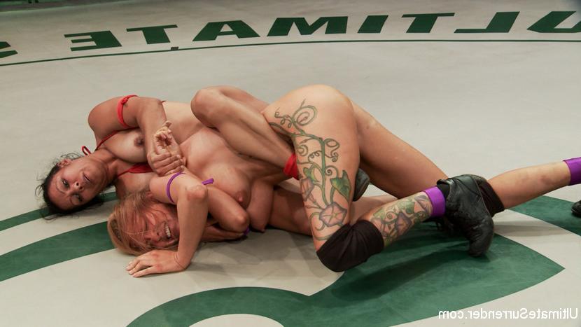 15P Rain and Izamar duke it out. The loser takes a brutal fucking...